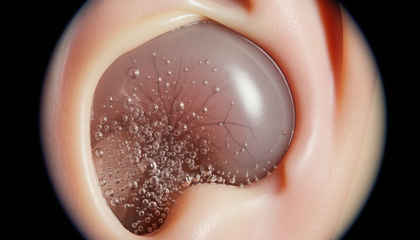 Image fluid in ear