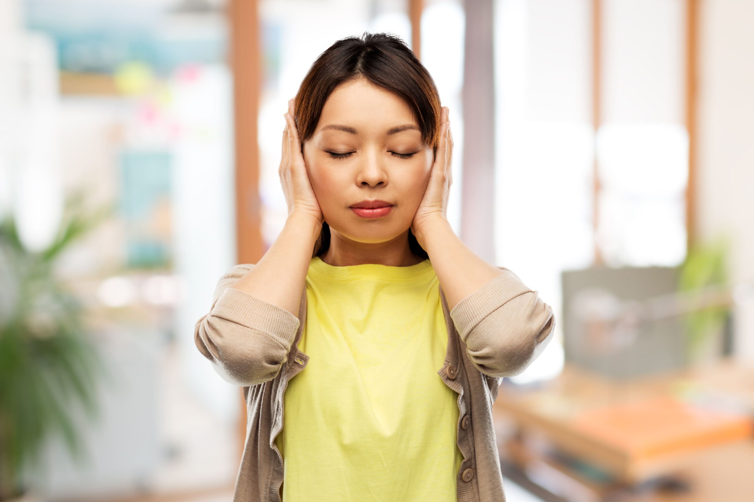 Image noise induced hearing loss