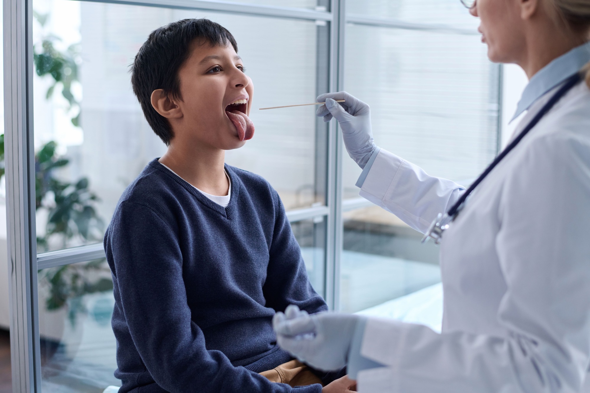 Image paediatric tonsilitis diagnosis
