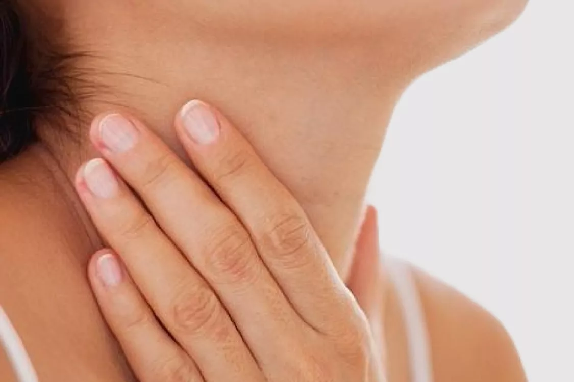 Throat pain or discomfort