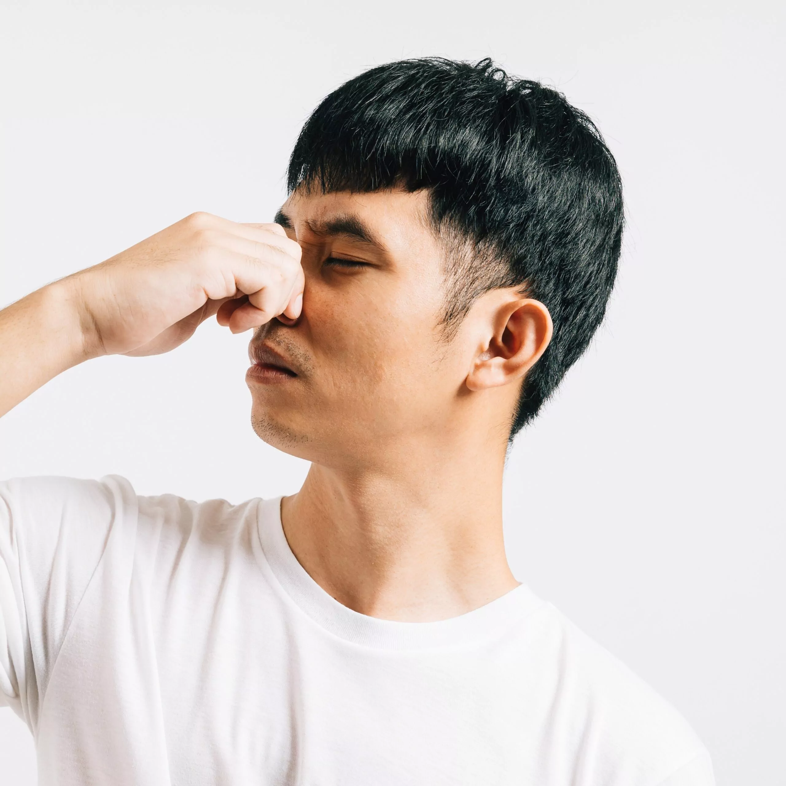 Man with sinus blockage treated by best ENT specialist in Singapore